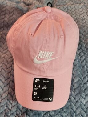 Nike Women's Pink Embroidered Logo Baseball Cap